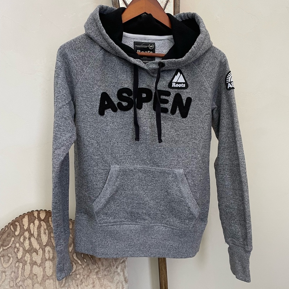 Roots Aspen Gray Hoodie for Women